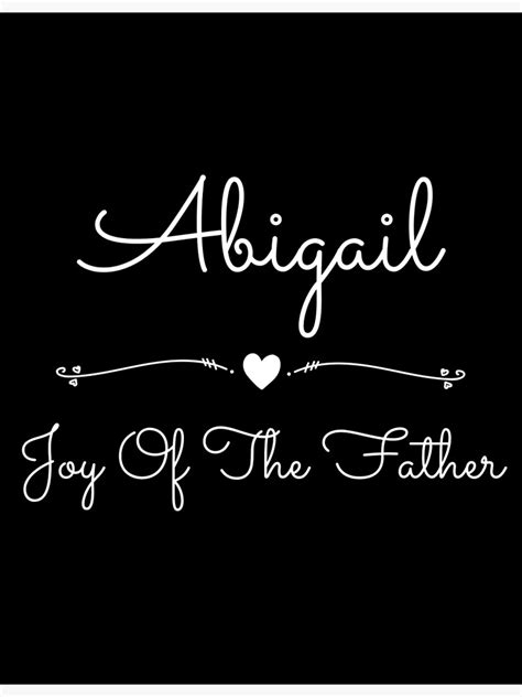 abigail father i.e. source of joy